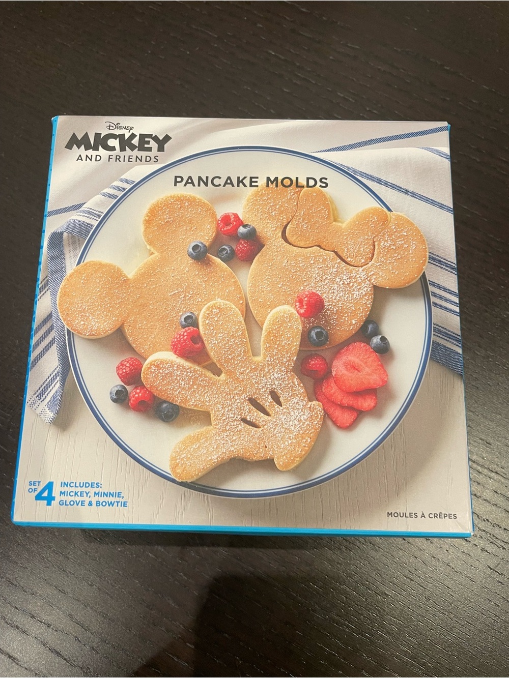 Williams Sonoma Mickey & Friends Pancake Molds — Blue and White Packaging NWT